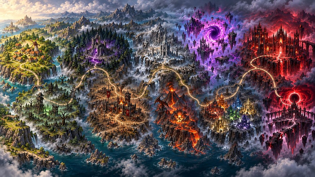 La carte du monde de Demerion